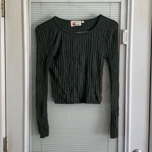 crop top long sleeve